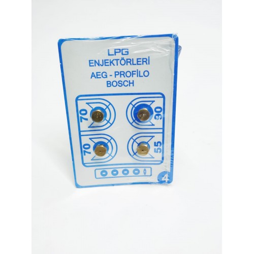 AEG PROFİLO BOSCH Ocak Lpg Enjektör Takımı 4'lü SET 7 LİK